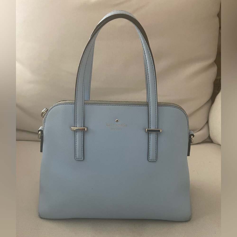 Kate Spade light blue satchel